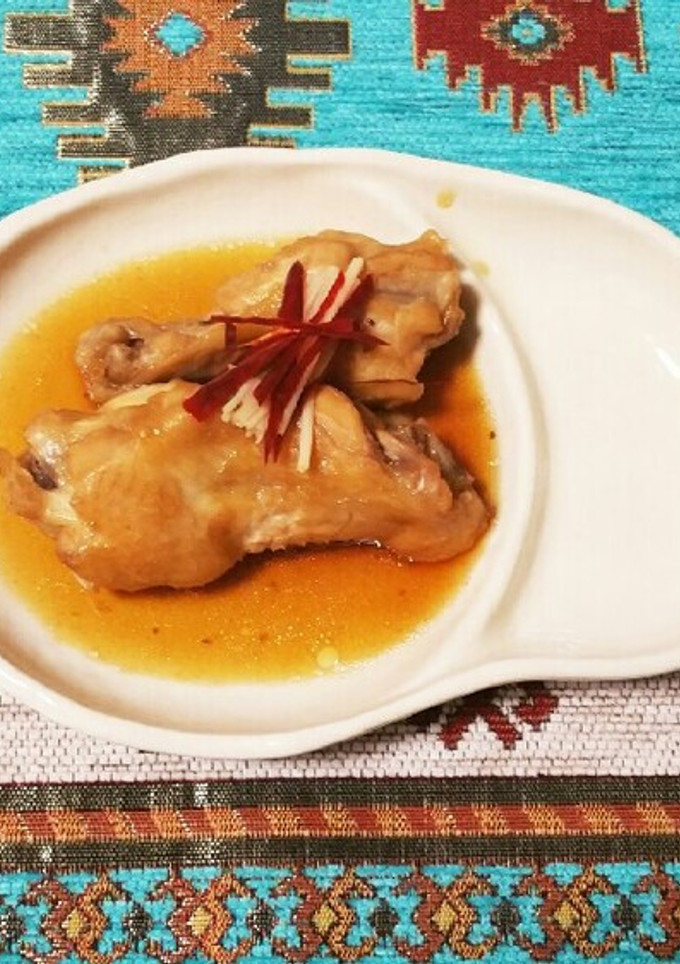 南蛮漬けの酢で！簡単 手羽元の甘辛煮-レシピのメイン写真