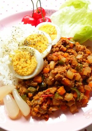 高野豆腐でヘルシーなドライカレー-レシピのメイン写真