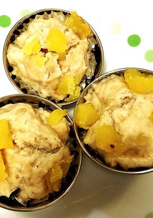 米粉バナナ蒸しパン アレッ子おやつに-レシピのメイン写真