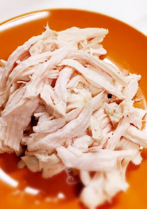 パサパサしない鶏胸肉の茹で方-レシピのメイン写真