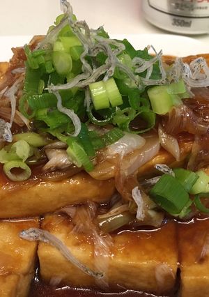 栄養満点！スタミナこってり豆腐ステーキ♪-レシピのメイン写真