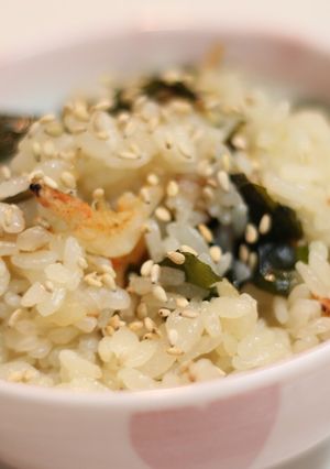 わかめと干しエビの炊き込みご飯-レシピのメイン写真