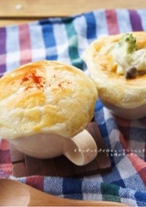 チキンポットパイ☆カレークリームシチュー-レシピのメイン写真