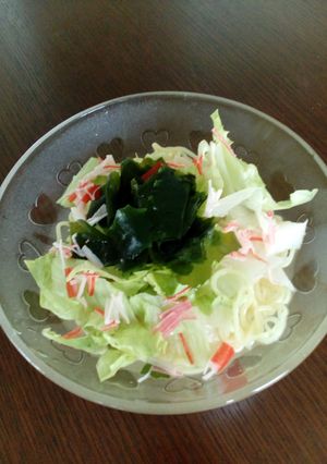 さっぱりサラダ海鮮ラーメン-レシピのメイン写真