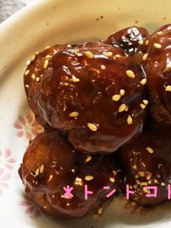 ♡甘だれ肉団子♡-レシピのメイン写真