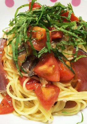 簡単！かつおの冷製パスタ-レシピのメイン写真