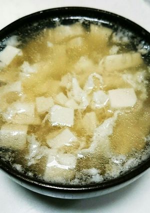 5分で作る豆腐のスープ-レシピのメイン写真