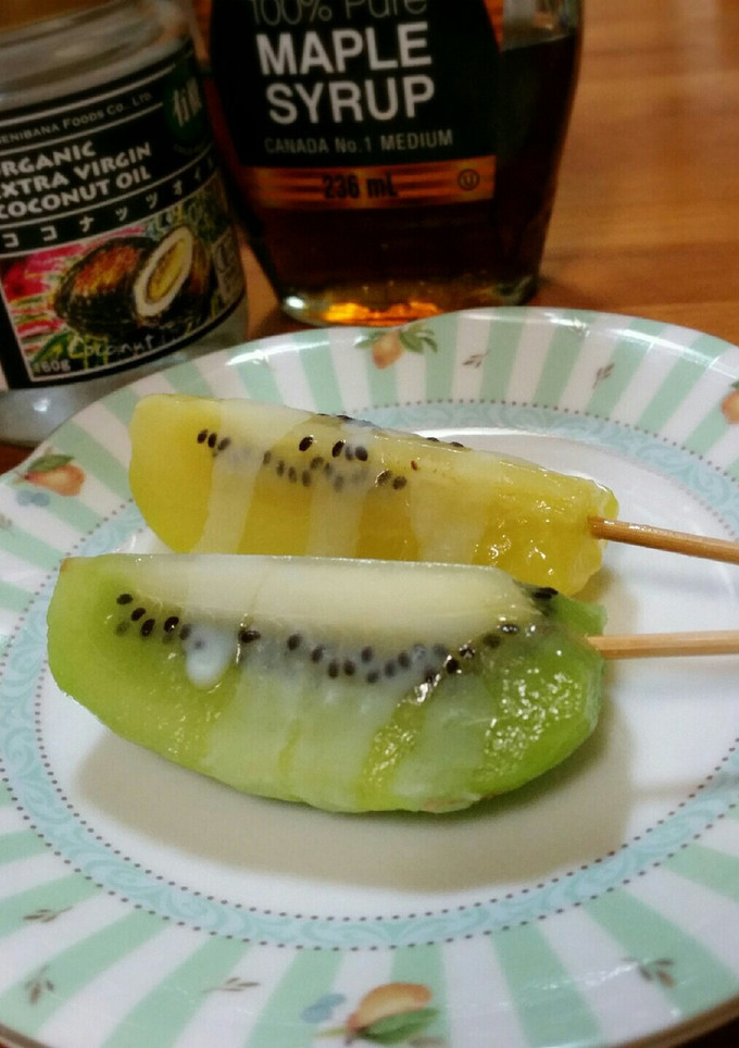 つるりんっ皮むき＊冷凍キウイ-レシピのメイン写真