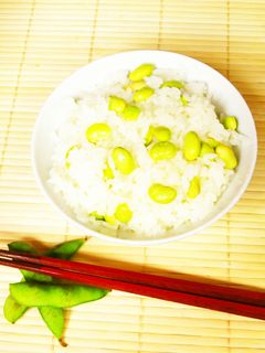 ☺炊飯器で簡単枝豆おこわ(枝豆ごはん)☺-レシピのメイン写真
