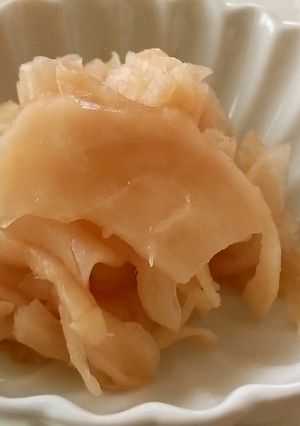 新生姜の甘酢漬け（ガリ）-レシピのメイン写真