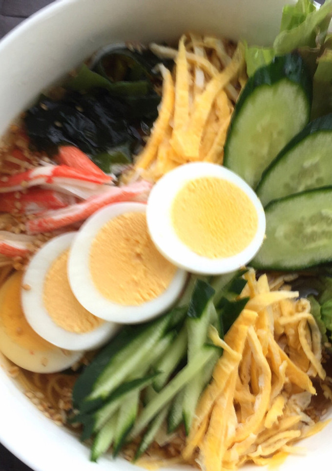 めんつゆで冷やし中華風★そうめん-レシピのメイン写真