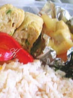 簡単お弁当おかず@エビと豆腐のチーズ焼き-レシピのメイン写真