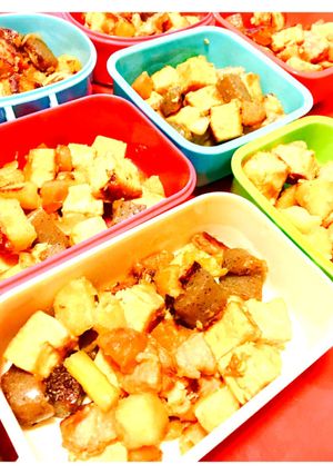 焼き豆腐肉じゃが♪ほんのりカレー風味-レシピのメイン写真