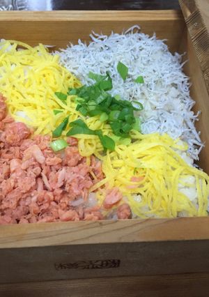 酢飯でしらす丼(3色)-レシピのメイン写真