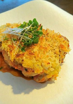 パン粉がサクサク✨鶏もも肉のステーキ✨-レシピのメイン写真