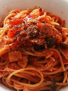 超簡単!トマトソースのワンポットパスタ-レシピのメイン写真