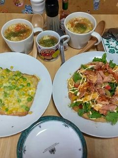 ☺休の日に♥豆腐とHMでピザ☺-レシピのメイン写真