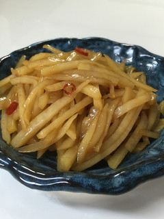簡単副菜♡ご飯がススムじゃがいもキンピラ-レシピのメイン写真