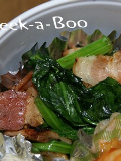 お弁当♬ベーコンほうれん草-レシピのメイン写真