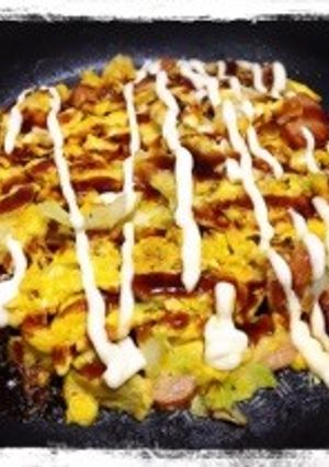 卵のお好み焼き風-レシピのメイン写真