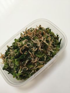大根葉と雑魚の炒り煮-レシピのメイン写真