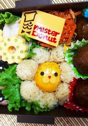 ドーナツ キャラ弁-レシピのメイン写真