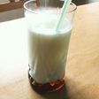 簡単、黒蜜アイスミルク(*^^*)