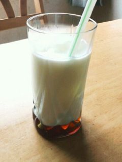 簡単、黒蜜アイスミルク(*^^*)-レシピのメイン写真