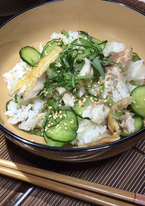 アジの干物で簡単、混ぜご飯-レシピのメイン写真