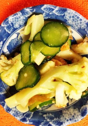 カリフラワーときゅうりの酢味噌和え-レシピのメイン写真