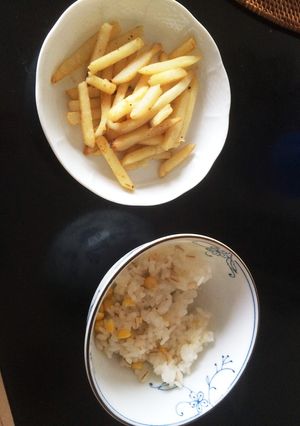 ポテトとトウモロコシの朝ごはん-レシピのメイン写真