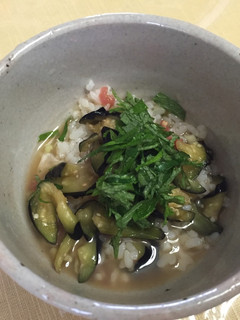 ナスと梅干しの冷汁-レシピのメイン写真