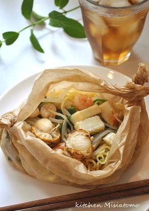 簡単☆海鮮ペーパー焼きそば-レシピのメイン写真
