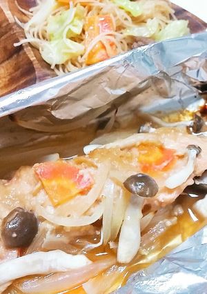 鮭のホイル焼き ～味噌だれ～-レシピのメイン写真