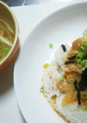 親子丼セット【１人ランチ】-レシピのメイン写真