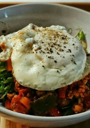 スパイシー☆ガパオ風キーマカレー-レシピのメイン写真
