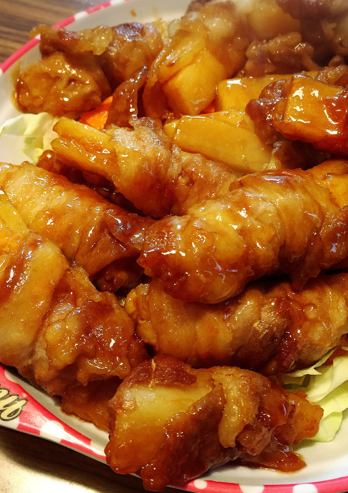 照り焼き！長芋の豚肉巻き-レシピのメイン写真