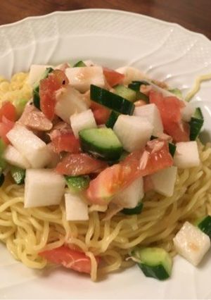 ゴロゴロ野菜の冷やしラーメン-レシピのメイン写真