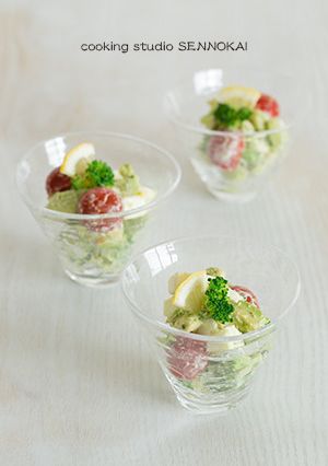 簡単トマトとアボカドのわさびポン酢ソース-レシピのメイン写真