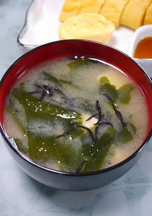 痛風対策！たっぷり海藻の味噌汁-レシピのメイン写真