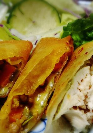 キーマカレーのリメイク春巻き☆-レシピのメイン写真