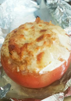 トマトの肉詰め♪かんたん♪-レシピのメイン写真