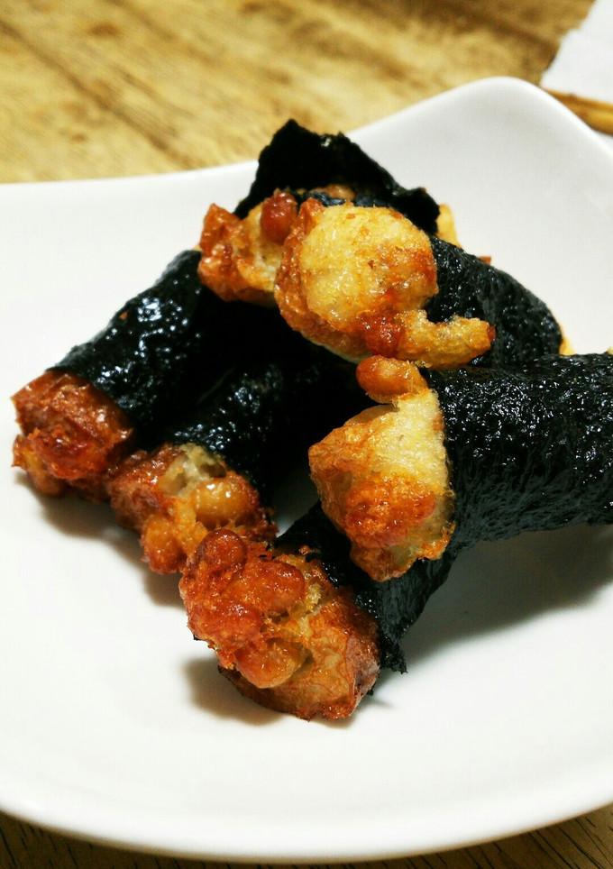 ちくわと納豆の磯辺揚げ-レシピのメイン写真