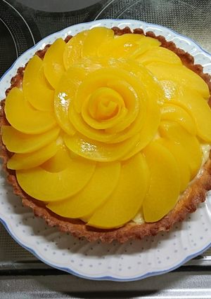 黄桃のカスタードタルト-レシピのメイン写真