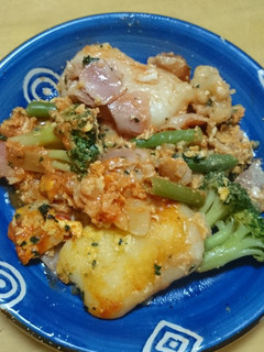 洋風野菜とベーコンの餅炒め-レシピのメイン写真