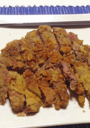安いUS肩ロースで柔らかビーフカツ-レシピのメイン写真