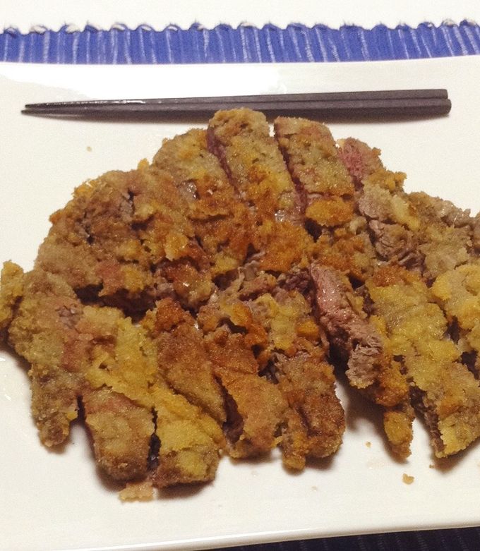 安いUS肩ロースで柔らかビーフカツ-レシピのメイン写真