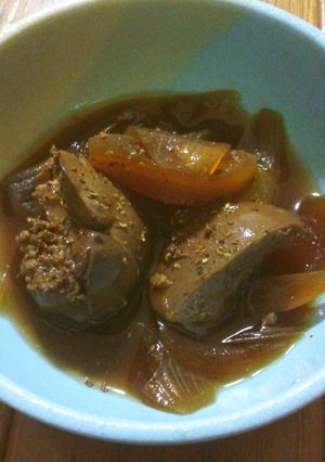 鶏レバーの煮付け-レシピのメイン写真