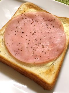 サワークリーム*ハムトースト-レシピのメイン写真