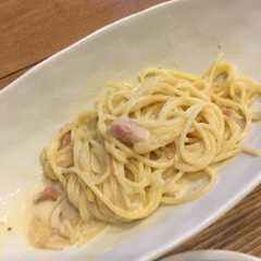 รูปของ 間違いない！クリームパスタ。